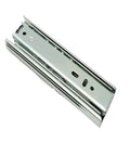 Full Extension Drawer Slides And Short Drawer Slides Guide Rail Hardware Set For Cupboard And Home Kitchen Steel 12cm With Tool Free Quick Release Latches For Easy Install And Maximum Storage Access displayed in close-up view