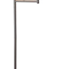 Theta Swing Arm Floor Lamp With Brushed Steel Finish, Two Adjustable Arms And A Drum Shade, Modern Reading Light Stands 59.5 Inches Tall