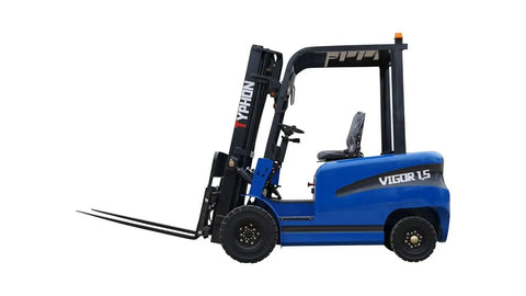 Heavy Duty Electric Forklift With 1.5 Ton Capacity, Blue Hi Lo Lifter And Industrial Lift Truck, Smooth Operator For Warehouses, Built Different To Handle Double Loads Without Breaking A Sweat