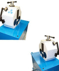 Top Tier 1.5HP Ring Roller Bender With Three Phase Induction Motor, compact top view showcasing controls for metal bending.