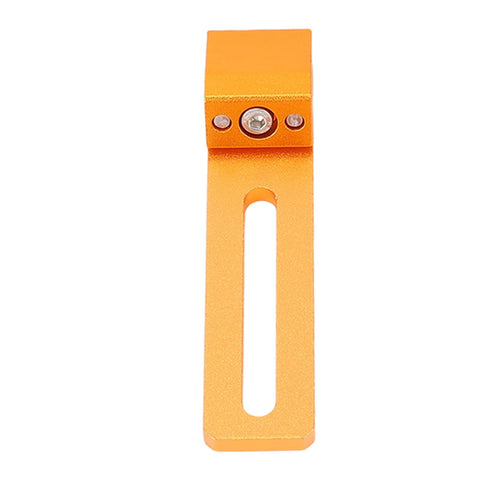 Rock Solid CNC Workpiece Positioning Fixture Kit With T Slot Perforated Table and Hella Accurate Woodworking Vise Clamps, orange clamp