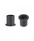 Flanged Sleeve Bearing Set 16mm Bore 18mm OD 21mm Length Self Lubricating POM Oilless Black 2 Pack Low Maintenance Bushings