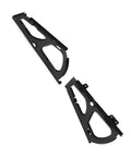 Heavy Duty Frame Hinges For Flip Open Shoe Cabinets And Racks with Cold Steel Construction, black steel hinges for furniture hardware.