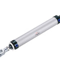 Double Action MAL32X175 32mm Bore 175mm Stroke Pneumatic Cylinder With Y Connector And 4-Piece Quick Fitting Set shown in side view