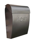Extra Large Outdoor Wall Mount Mailbox Black Waterproof Parcel Box 15.07 By 12.44 By 5.39 Inches With 8.98 Inch Mounting Spacing