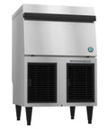 Badass Commercial Cubelet Ice Machine Featuring Efficient Air Cooled Design And Generous Built In Storage Bin Cranks Out 300 Pounds Daily Of Smooth Nugget Ice For Busy Restaurants, stainless steel design.