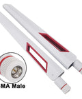 Dual Band Antenna 2.4 GHz 5 GHz High Gain 5 dBi SMA Male Plug and Play for SDR Receivers LoRa Modules FPV Drones