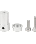 4mm Mounting Hub Universal Aluminum Alloy Motor Shaft Coupling For Robot Wheels with screws and components