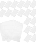50 Pack Waterproof Card Sleeves With Magnetic Shielding Protectors For Trading Cards in clear PVC, arranged in rows