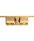 Heavy Duty Smooth Quiet Double Ball Catch For Kitchen Cabinet Doors And Shoe Cupboards. Solid Brass construction with dual springs.