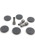 Replacement Punch Head And Disk Set For Heavy Duty Punches With Three Nine Thirty Second Inch Heads And Six Disks For XHC 150