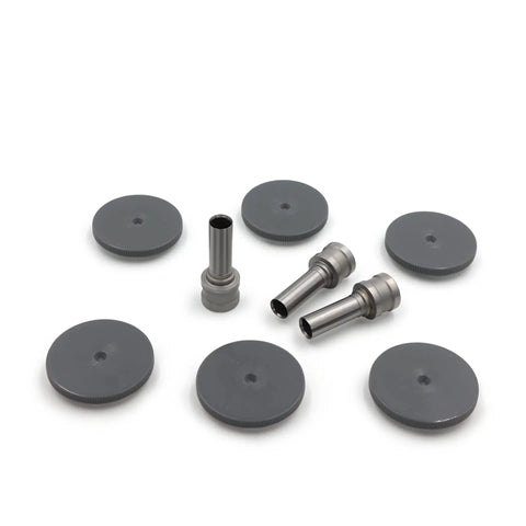 Replacement Punch Head And Disk Set For Heavy Duty Punches With Three Nine Thirty Second Inch Heads And Six Disks For XHC 150