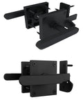 Heavy Duty Double Sided Aluminum Gate Latch For Garden Barn Fence And Pool Gates With Dual Handles Built Tough for easy installation.