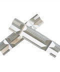 V Type CNC Milling Vise Hard Jaws Set For Aluminum Alloy V Clip Fixtures 1 Pair Replacement Fit For 4, 5, 6 And 8 Inch Vises 5 Inch Jaw Size Included silver steel vise jaws pair