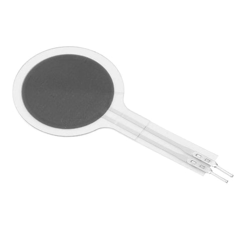Slick Ultra Thin High Sensitivity Force Sensor FSR 0 To 50 Kg Pressure Transducer For Smart Home Automation Automotive Electronics And New Energy Projects Flexible Nanomaterial Design flat FSR with lead terminals