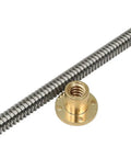 Stainless Steel T10 Lead Screw For CNC And 3D Printers 10mm Diameter 2mm Pitch Lengths 100 To 1000mm Lead Options 10 12 14mm Trapezoidal Screw And Nut