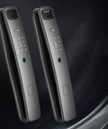 High Performance Easy Peasy Waterproof Smart Door Lock showcasing sleek design with keypad and camera features.
