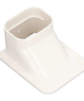 Slick Pvc Air Conditioner Line Cover Hide Ugly Refrigerant Pipes Mini Split Ac Tubing Sleeve, white PVC pipe cover.