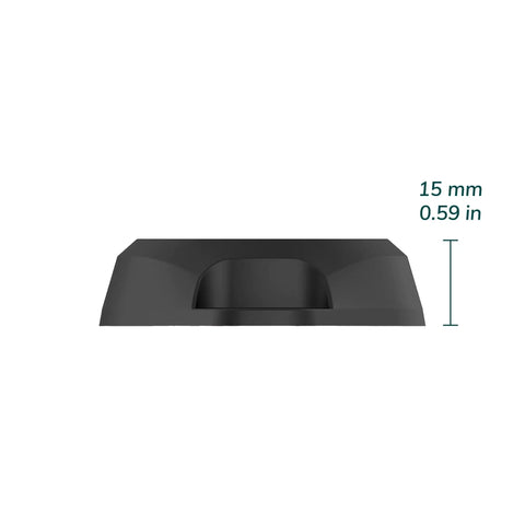 Side view of 3in1 Bluetooth Temperature Humidity And Motion Sensor With Alerts And History (°C/°F), 15mm thickness