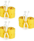 Three yellow Magnetic Fuel Saver XP-2 Vehicle Economizer units for cars, trucks, motorcycles, enhancing gas mileage and performance.