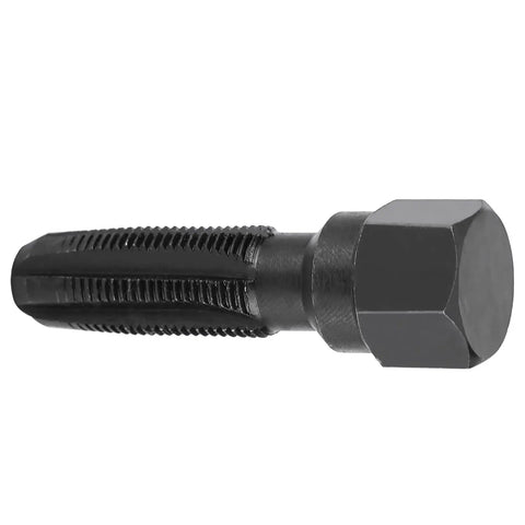 Plug Tap Tool Kit 5 Piece Set With Carbon Steel Inserts For 14mm Thread Repairs, Easy To Use And Built Tough For Automotive And Machining Projects, Rethread Tools For Fast, Precise And Long Lasting Fixes, black 14mm tap