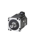 CHUNYE 1.8kW SGM7G servo motor with brake, front view, black body and silver front plate with shaft