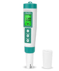 Saltwater Pool Tester Pro, Quick and Accurate Salinity Meter for Pools, Reads 0 to 9000 PPM, Great for Salt Chlorinator Systems, Helps Maintain Safe 2400 to 4500 PPM Range, User Friendly Digital Readout, handheld digital tester with cap