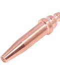 Five Pack Acetylene Cutting Tips G02 2 for Metal Cutting with Separate Gas Inlets, copper CNC machined tip