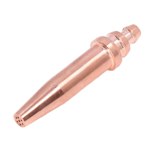 Five Pack Acetylene Cutting Tips G02 2 for Metal Cutting with Separate Gas Inlets, copper CNC machined tip