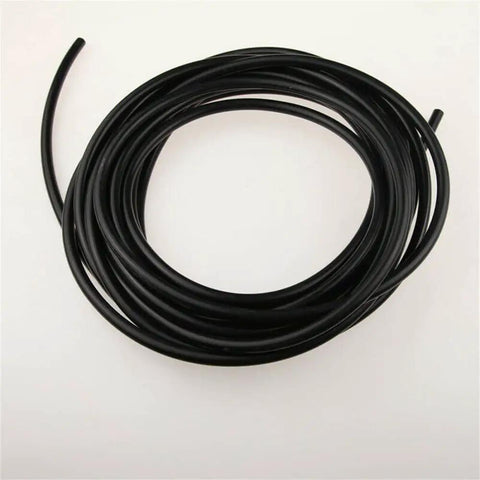 High Performance Silicone Vacuum Tubing Hose Line Kit ID 5mm 3 16 Inch 1 Meter Length Black Heavy Duty For Car Engine Coolant And Emission Control Systems coiled black silicone hose