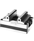 Heavy Duty Self Centering Cnc Vise With Four And Five Axis Rotary Turntable, ZY70-100 model, for secure machining.