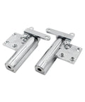 Lid Stay Torsion Soft Close Hinges For Vanity Desk And Lift Up Cabinets With Free Stop Functionality, zinc alloy, side view.