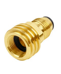 Solid Brass Propane Tank Adapter Converts POL LP Service Valve To QCC1 Type1 Hose Or Regulator No Fuss Heavy Duty Leak Free