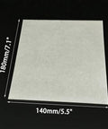 RC Airplane Paper Hinge Sheet For Aileron Rudder And Tail Wing Connections Perfect For DIY Model Aircraft Fixed Wing Builds 7.1 By 5.5 Inches One Sheet 180 By 140 MM Great For Hobbyists And Pros Alike In Quick Repairs And Custom Builds For RC Planes And displayed with dimensions 180mm by 140mm.