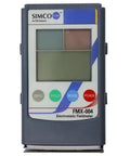 Pocket Size Electrostatic Field Meter And ESD Tester With LED Distance Readout, front view showing screen and buttons