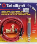Sof-Flame WSF-3 Torch Kit With Regulator For Plumbing And HVAC, Pro-Grade Heavy-Duty Performance displayed in packaging