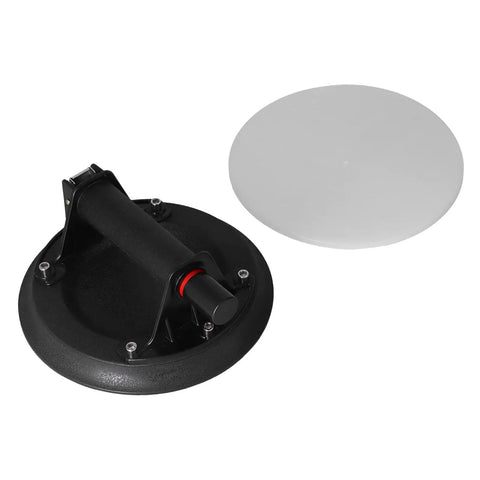 Heavy Duty Air Pump Vacuum Suction Cup With Quick Release Valve For Tile Glass Lifting features a silicone cup and handle.