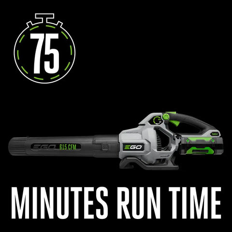 Cordless Electric Leaf Blower With Turbo Mode Up To 615 CFM And 170 MPH Includes 56V 2.5Ah Battery And Charger Long Runtime Up To 75 Minutes