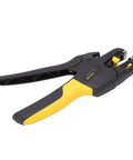 Automatic Wire Stripper With Rock Hard Abs Handle Strips Awg 7 To 26 Conductor Cable Smooth Quick Release Jaw Saves Your Knuckles Built Rugged For Messy Shop Floors And Weekend Electrician Side Hustles, detailed view of tool.