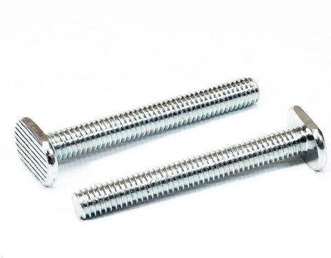 Close-up of tee bolts from Five Star Knobs And Tee Bolts Set For T Slot Track Accessories Go To Kit Five Sixteenth Inch Eighteen Thread