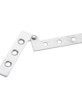 Two Pack Ball Bearing Door Hinges For Inset Doors, Stainless Steel Pivot Knife Hinges, 360 Degree Rotating Offset Hinges With Built In Dampers, Smooth Quiet Close, Durable Cold Rolled Steel, L64mm Length 1.5mm Thick, angled open