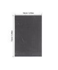 Three Piece Rectangle Graphite Block Disk Set High Purity Graphite Electrode Plate Sheet For Melting, Casting And Electrolysis 15x10 cm