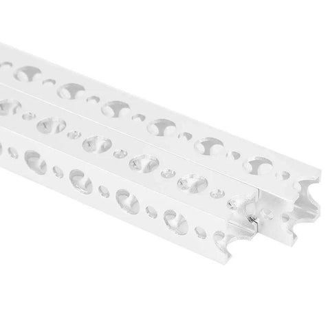 Kickstart Your Epic Robot Build With These Slick 2 Pcs Durable Aluminum Square Beams Featuring Top Shelf 7005 Alloy For Super Strong Stability And Rock Solid Structure That Totally Slays Any Heavy Duty DIY Robotics Project Out There Today! 2-piece 7005 aluminum square beams with 8mm hole centers