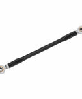 Aluminum Motorcycle Gear Shift Rod 180mm Shifter Lever Linkage Bar For Rearset Footpegs Upgrade shown in black finish with joints