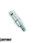 Heavy Duty Heim Or Uniball Ball Joint Stud Pin With Three Quarter Inch Bore, silver chromoly, replacement for Polaris RZR Xp 1000 Turbo.