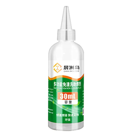 Pro Grade Aluminum Soldering Flux Liquid for Quick Dry Welds Colorless Stainless Steel Flux Paste, 30ml bottle
