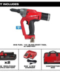 One Quarter Inch Blind Rivet Tool With ONEKEY Kit for M18 FUEL Cordless Riveting Gun Bare Tool with accessories