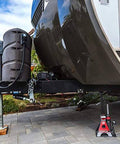 3 Ton Bottle Jack And Jack Stands In One Car Lift for SUVs and Trucks Heavy Duty Unijack supporting trailer