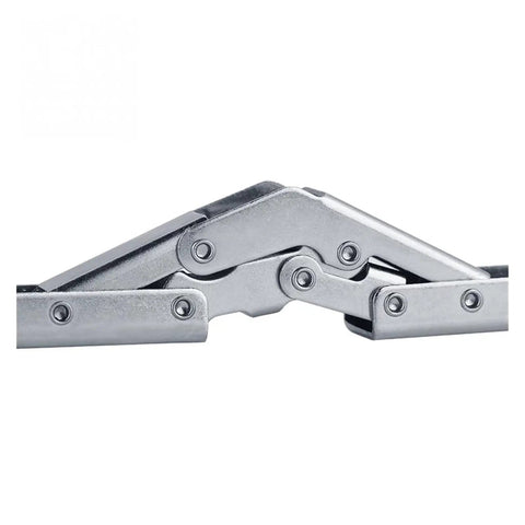 Easy Install Kitchen Cabinet Folding Door Hinges Set Two Pack 90 Degree Frame Mount Solid Cold Rolled Steel Double Nickel Plated