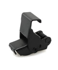 Black Stainless Steel Draw Toggle Buckle 2 Pack 40x16mm Beefy Heavy Duty Spring Loaded Hook Type Box Latch for maintenance